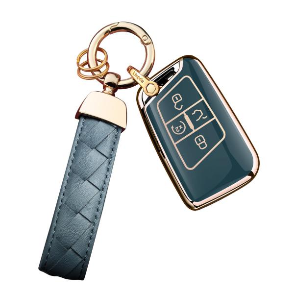 【並行輸入品】Bqepe for Volkswagen Key Fob Cover Keychain...