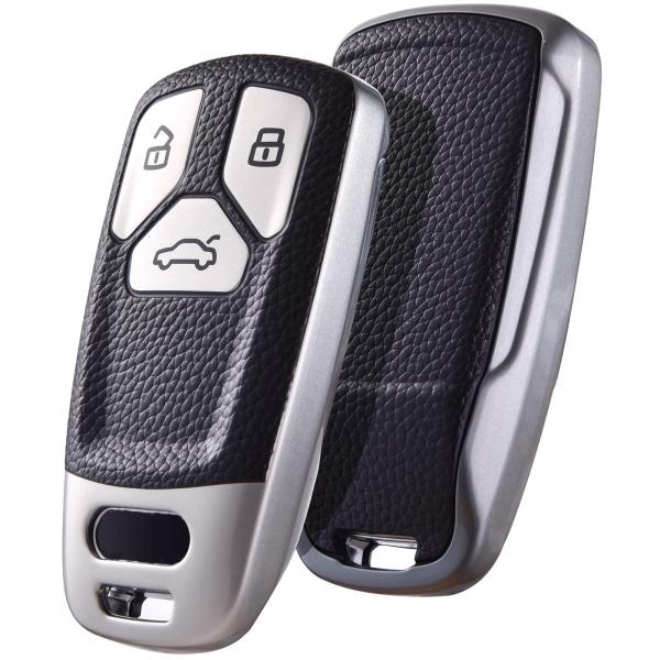 【並行輸入品】ELOHEI for Audi Key Fob Cover, Premium Soft...