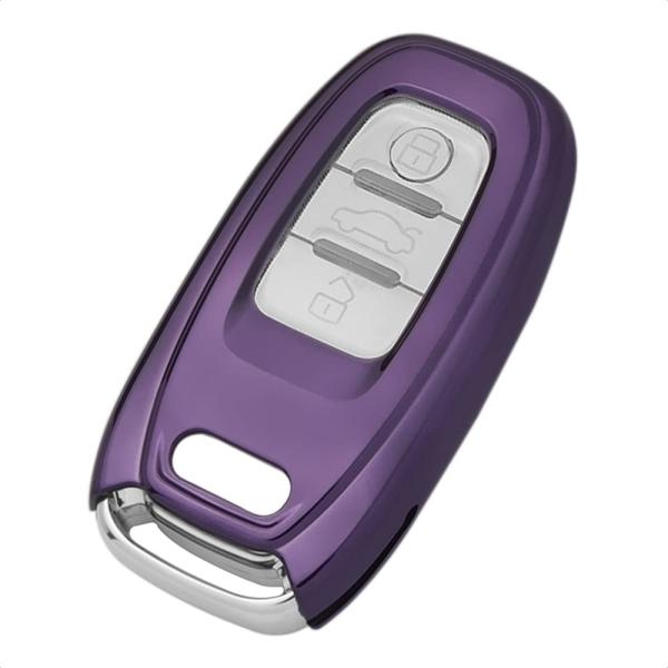 【並行輸入品】TANGSEN Smart Key Fob Case Purple Metal Lus...