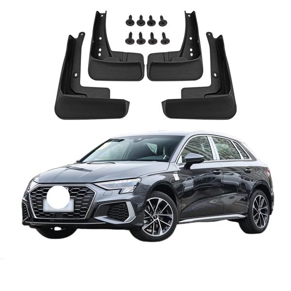 【並行輸入品】自動車フェンダ マッドフラップ アウディ A3 スポーツバック TFSI E G tr...