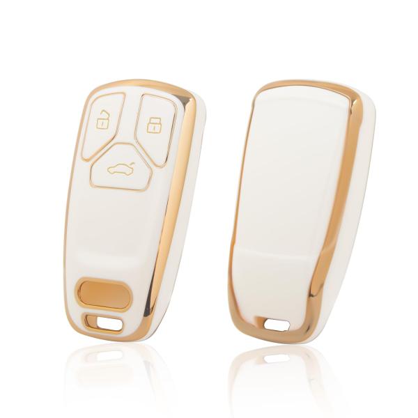 【並行輸入品】Xotic Tech 2個 ホワイト ソフト TPU 3ボタン フルプロテクション ス...