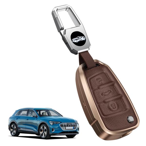 【並行輸入品】KUNGKIC Car Smart Key Fob Cover Case For Au...