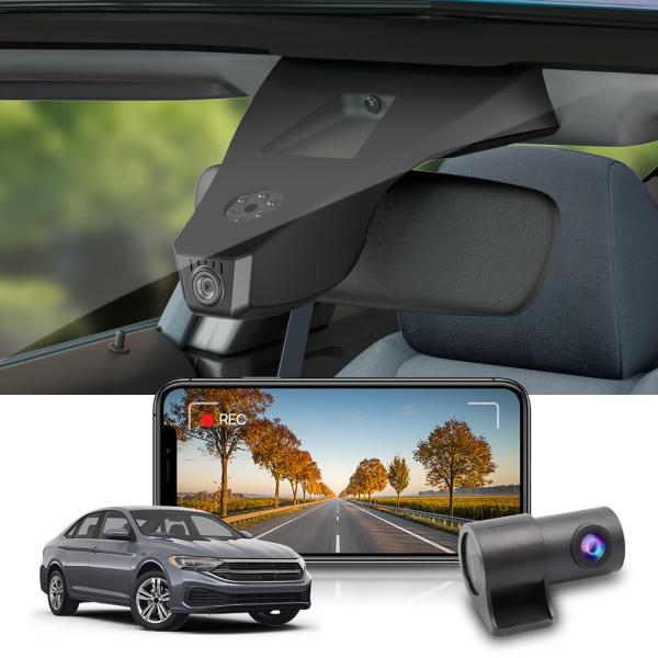【並行輸入品】Fitcamx Front 4K+Rear 1080P Dash Cam for 20...