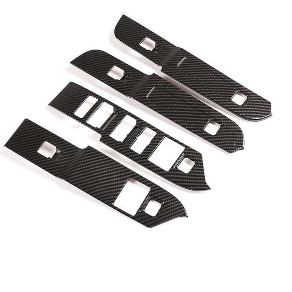 【並行輸入品】車のインテリア トリム カバー アクセサリー   ABS   ウィンドウ リフト スイ...