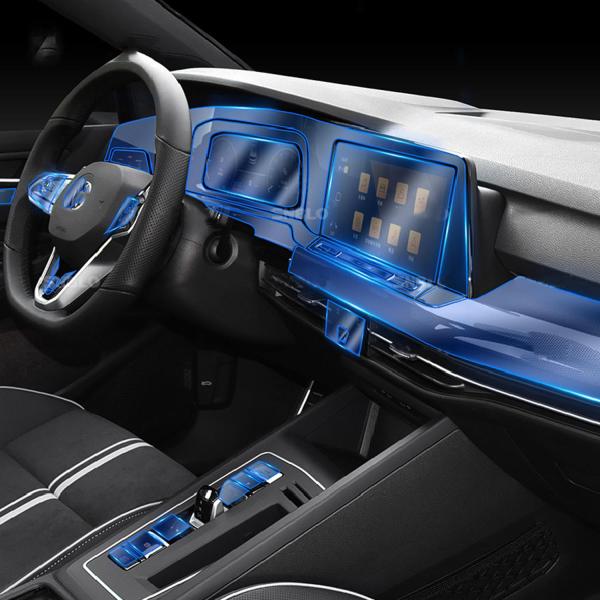 【並行輸入品】LAVIYE 車のインテリアGPSセンターコンソール透明TPU保護フィルムアンチスクラ...