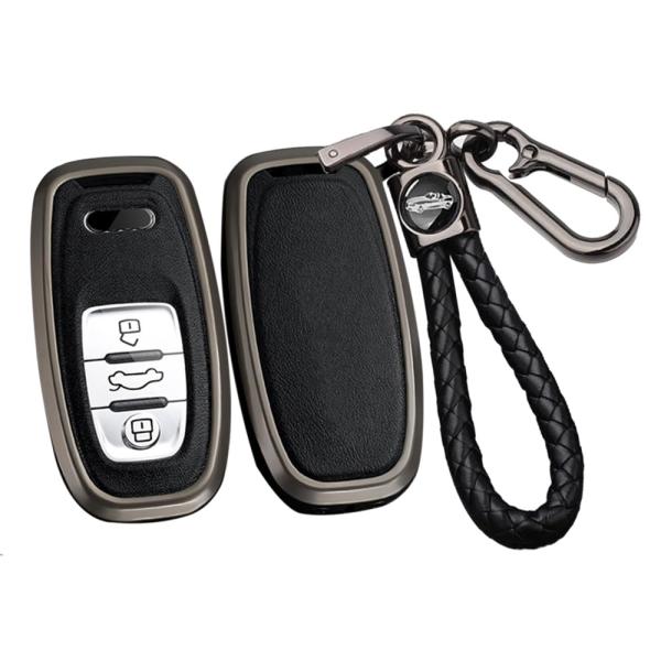 【並行輸入品】SANRILY PU Leather+Zinc Alloy Smart Key Fob...