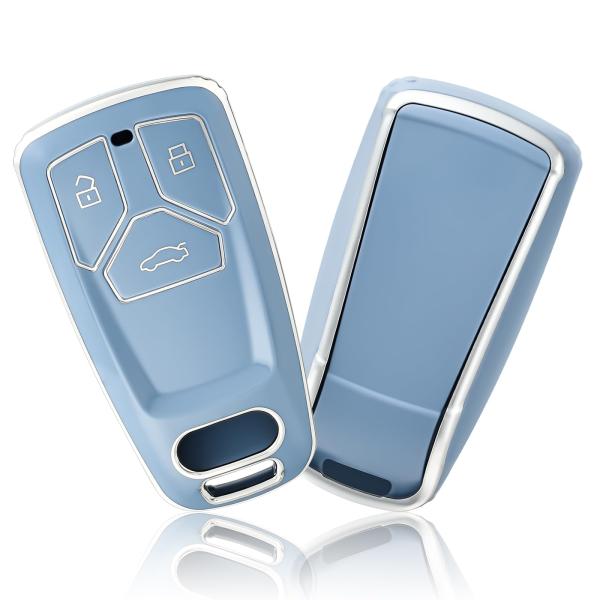 【並行輸入品】OFFCURVE アウディキーフォブカバー プレミアムソフトTPU 360度フルプロテ...