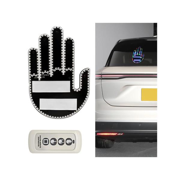 【並行輸入品】LKAHG 車用ハンドジェスチャーライト クールで面白い LED 自動車バックウィンド...