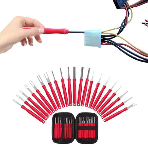 【並行輸入品】Kutyun 端子取り外しツールキット ピン抜きツール 自動車用ターミナルリリースキッ...