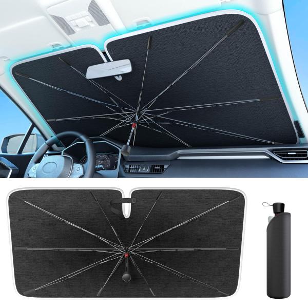 【並行輸入品】Wigoo 2024 アイスシールド サンシェード 車のフロントガラス用 [100%サ...