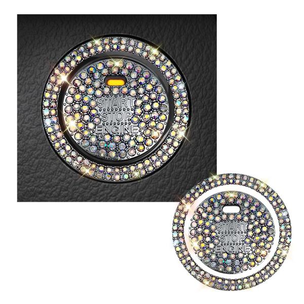 【並行輸入品】Sylvil Bling Car Push Start Button Sticker、...
