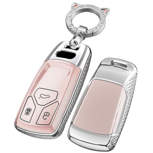 【並行輸入品】SANRILY PC Plating Smart Key Fob Cover Comp...