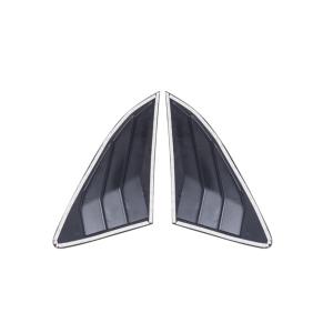 【並行輸入品】Rear Quarter Window Louver Shutter Blinds Shade Cover Trim Exter