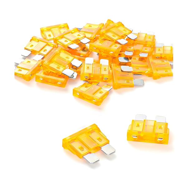 【並行輸入品】KHGUZ 25PCS 5 Amp Mini Car Fuses, 32V Autom...