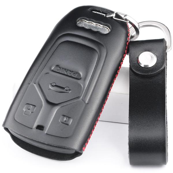 【並行輸入品】Cadtealir Leather Key Fob Cover Case Compat...