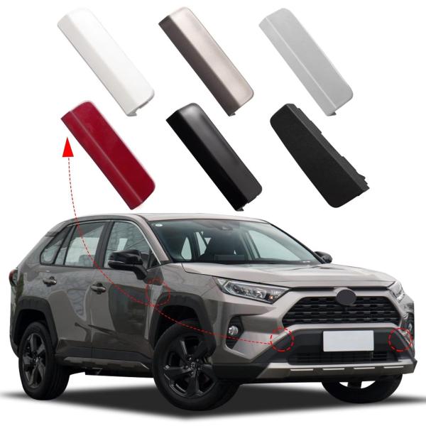 【並行輸入品】CZShiYue 車のフロントバンパー牽引フックカバーキャップ 牽引アイフィット トヨ...