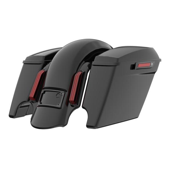 【並行輸入品】Advanblack 2024 ロードグライド ビビッドブラック ストレッチサドルバッ...