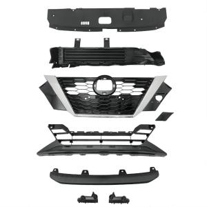 【並行輸入品】 Grilles w/Radiator Shutter Cover Bumper Trim Brackets Front Gril
