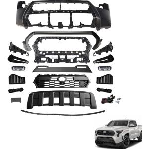 【並行輸入品】Tacoma フロントバンパーカバーセット フォグライト付き 2024 2025 To yo ta Tacoma SR5 SR T