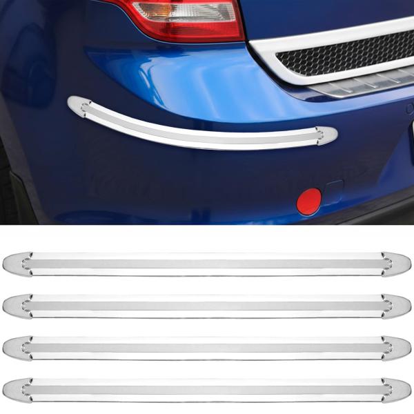 【並行輸入品】バンパーコーナープロテクターガードカバー4枚   カーアクセサリー 傷防止ステッカー ...