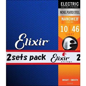 Elixir エリクサー エレキギター弦 NANOWEB Light .010-.046 #12052 2個セット 【国内正規品】の商品画像