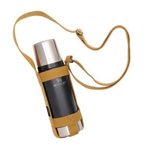 asobito(アソビト) ボトルホルダー Sサイズ ストラップ式 水筒 スタンレー 収納 長さ調節可能 キャメル キャンプ ab-020CM