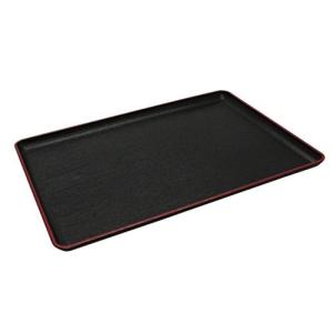お盆 えびす 黒天朱 尺4寸 トレイ トレー 42.7×30.5cm - 最安値・価格