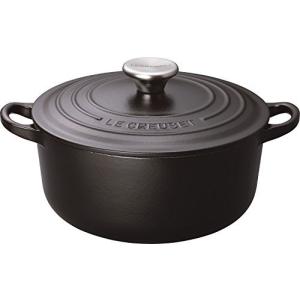 ルクルーゼ (Le Creuset) 鋳物 ホーロー 鍋 ココットロンド 18 cm マットブラック ガス IH オーブン 対応 【日本正規販売品の商品画像