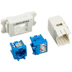 パンドウイット Cat6A JISプレート用ジャックキット オフホワイト