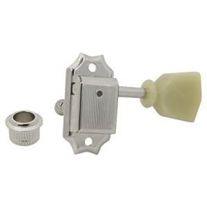 GOTOH エレキギター用ペグ、3+3、SLボタン、ニッケル (20322NX) SD90