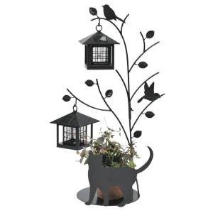 l l セトクラフト シルエットソーラー (Tree＆Cat) 2灯 SI-1956-1300 デザイン インテリア ライト アクセント 庭 玄関 おしゃれ かわいいの商品画像