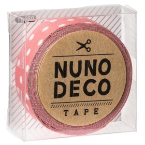 KAWAGUCHI (カワグチ) 手芸用品 NUNO DECO ヌノデコテープ うすべに水玉 11-850の商品画像