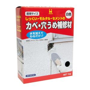 日本ミラコン カベ穴うめ補修材 ミラコン白 1kg M-1000Wの商品画像