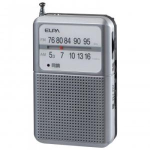 ELPA (エルパ) AM/FM電池長持ちラジオ ER-P80Fの商品画像