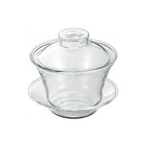 FH333 蓋碗 カップ お茶 ティーポット 湯呑 オシャレ 透明 急須 耐熱ガラスの商品画像