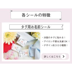 タグ用 お名前シール 布用お名前シール セット...の詳細画像1