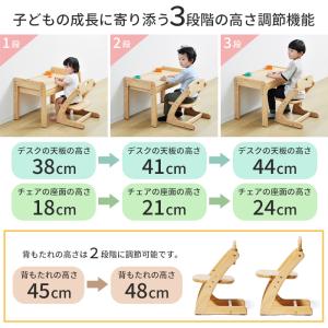 ブォーノ3 デスク チェア キッズデスクセット...の詳細画像2
