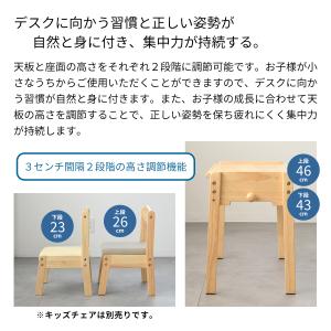 ソピアキッズデスクSサイズ キッズデスク 子供...の詳細画像2