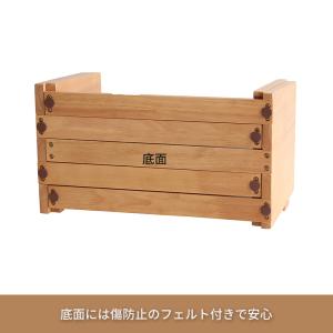 伸縮 ブックスタンド 木製 卓上 本立て スラ...の詳細画像3