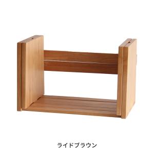伸縮 ブックスタンド 木製 卓上 本立て スラ...の詳細画像5