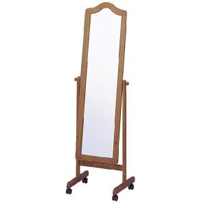 木製スタンドミラー S-P-121　 鏡[a0105904]