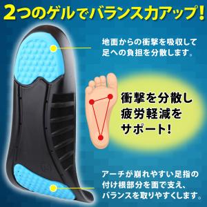 インソール 衝撃吸収 中敷 中敷き 22cm〜...の詳細画像5