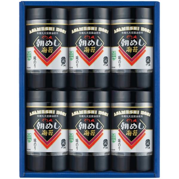 やま磯 朝めしカップ 卓上味付海苔ギフト 朝めしカップ6本詰G  ギフト 内祝い