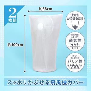 アストロ公式 扇風機カバー 2枚組 ハロゲンヒ...の詳細画像1