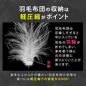 アストロ公式 羽毛布団収納袋 シングルサイズ ...の詳細画像1