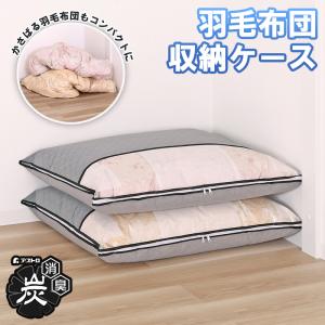 羽毛布団収納袋 収納ケース 不織布製 薄型 活性炭消臭 シングル 収納袋 ふとん スリム収納 コンパクト 通気性良好 ほこり除け アストロ 171-05