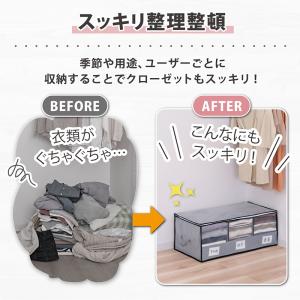 アストロ公式 製品保証付き 収納ケース 衣類収...の詳細画像4
