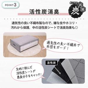 アストロ公式 製品保証付き 活性炭消臭 布団一...の詳細画像4