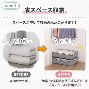 アストロ公式 羽毛布団収納袋 活性炭消臭 シン...の詳細画像2