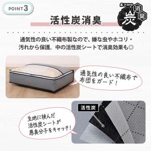 アストロ公式 羽毛布団収納袋 活性炭消臭 シン...の詳細画像4
